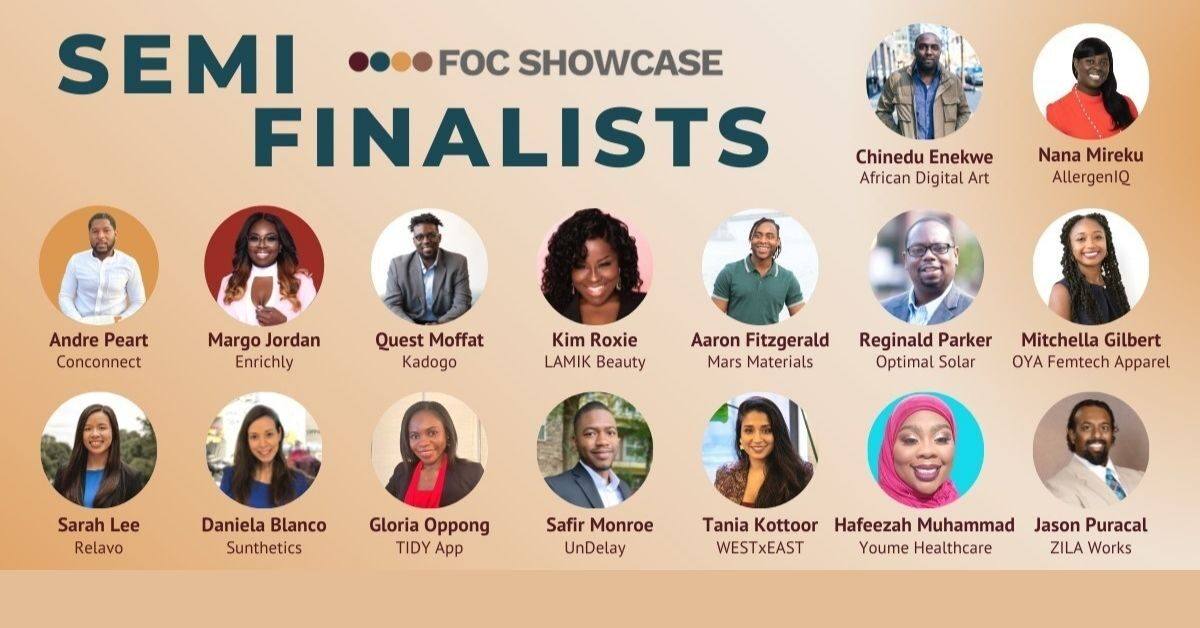 Founders of Color Showcase Semi-Finalists (1)
