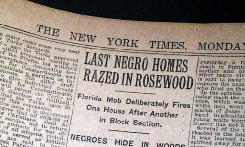 Rosewood Newspaper Clipping